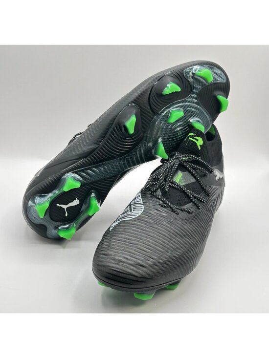 Men\'s Puma Future 8 Ultimate FG Soccer Cleats Sz 11.5 Black Green 108138-02 NEW main image 7